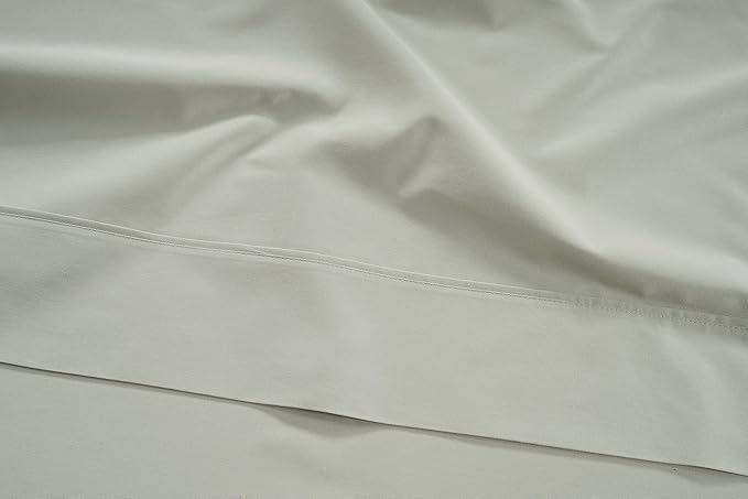 LANE LINEN 100% Cotton Twin Sheet Set – 450 Thread Count Soft & Cooling Sateen Sheets, 15” Deep Pocket Fully Elasticized Fitted Sheet, Luxury Hotel Bedding, Moonstruck