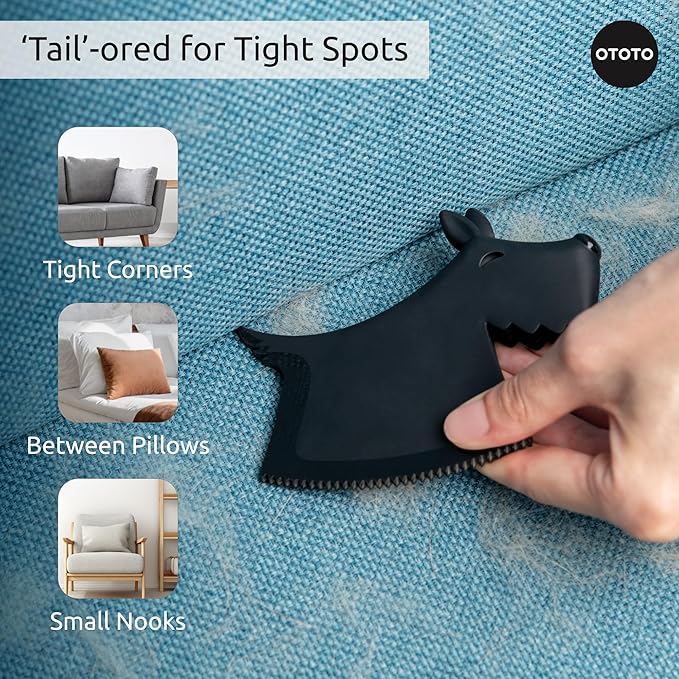 OTOTO NEW Scruffy Pet Hair Remover - Gifts for Dog Lovers, Dog Accessories, Pet Hair Removal Tool
