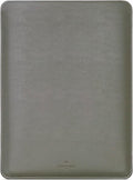 Comfyable Laptop Sleeve 13 Inch Precisely Compatible with MacBook Pro M2 2022 M1 2020-2016 & Mac Air M3 2024 M2 2022 M1 2020, Not Fit Old Versioned MBA/MBP, Faux Leather Cover Case, Khaki Green