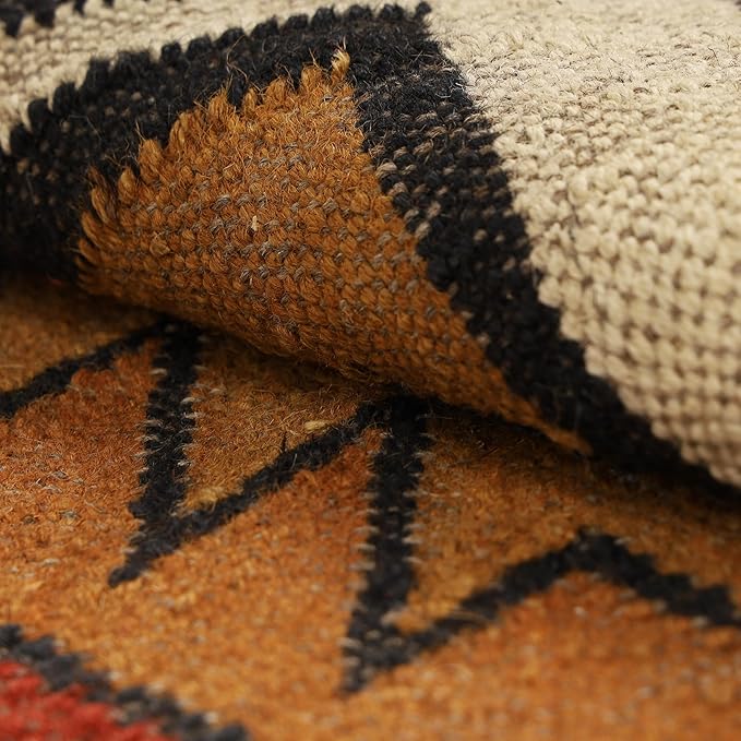 Klim Wool Jute Rug – Handwoven Elegance and Durability (Design 17)