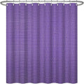 ggaimwf 48x72 Inch Solid Color Shower Curtain for Bathroom Waffle Bath Water Resistant Fabric Curtains Grape Modern Thick Shower Stall Curtain with Metal Hooks