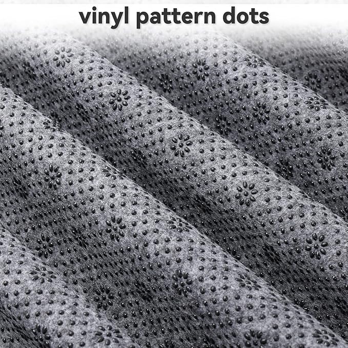 Pllieay 72x78.7 Inch Non Slip Final Backing Cloth, Vinyl Primary Tufting Cloth Backing Fabric, Non Slip Pad with Plum Blossom Pattern for Carpets Rug Tufting Gun Cushion Punch Needle