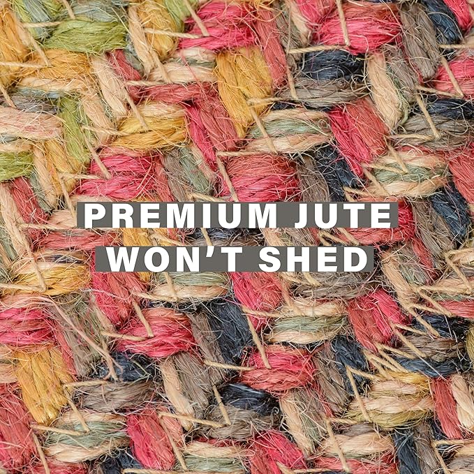 Kingston Oval Rugs 4x6 – Jute Braided Rugs Farmhouse Home Decor