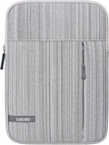Lacdo Tablet Sleeve Case for 11 inch iPad A16 | 11 inch iPad Pro M5 M4 | 11 Inch ipad Air M3 M2 | 10.9" ipad/ipad Air | 10.2" IPad | 10.5" IPad Pro | Samsung Galaxy Tab A9+ Protective Bag, Dark Gray