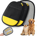 SAWMONG 2Pcs Pet Hair Removal Glove, Fan-Shaped Pet Hair Remover Glove Newly Upgraded, Removing Shed Pet Hair from Dogs & Cat, Reusable Pet Hair Removal Tool for Couch,Furniture, Carpet, Clothes
