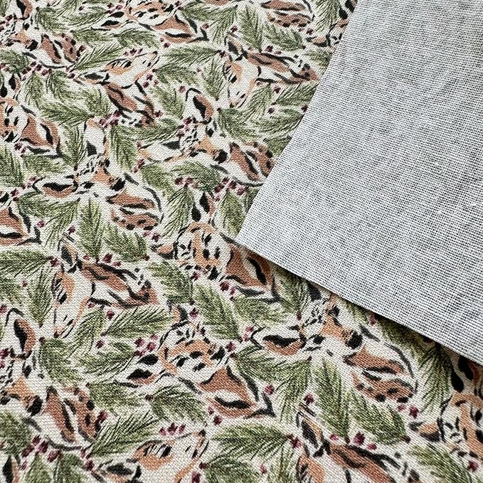 60-Piece Neutral Nature Patchwork Cotton Fabric Squares – 8×8 inch (20×20 cm), 100% Cotton 140 GSM, Pre-Cut Quilting Fabric Bundle, Made in Türkiye