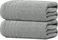 Tens Towels Pack of 2 Extra Large Bath Sheets 35 x 70 Inches, 100% Cotton, Larger & Lighter Weight, Quicker to Dry, Super Soft & Absorbent, Oversized Bath Towels, Cool Grey