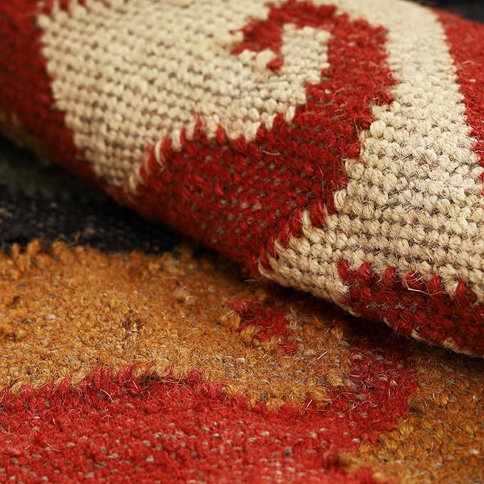 Klim Wool Jute Rug – Handwoven Elegance and Durability (Design 19)