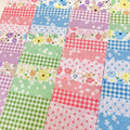 42Pcs 10cm*10cm Cotton Fabric DIY Making Supplies Quilting Patchwork Fabric Fat Quarter Bundles DIY for Quilting Cotton Patchwork Cushions (Multicolour, 10cm*10cm)