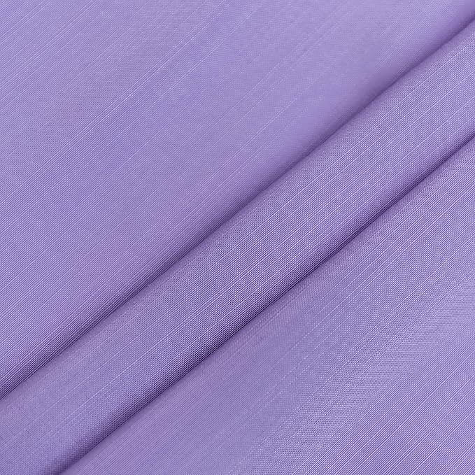 Biscaynebay Wrap Around Bed Skirts for King & Cal King Beds Short Drop of 12", Lavender Adjustable Elastic Dust Ruffles Easy Fit Wrinkle Resistant Silky Luxurious Fabric Machine Washable