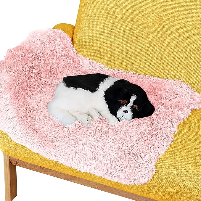 Petbuy Pet Dog Bed Blankets, Fluffy Fleece Dog Throw Blankets Sleep Mat,Soft Puppy Blankets Cat Kitten, S M L XL,Fuzzy Reversible Sherpa Blanket for Bed, Couch, Sofa, Travel,Washable & Lightweight
