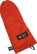 San Jamar CTP13 Cool Touch Puppet Oven Mitt Heat Protection up to 500° F, 13" Length, Red
