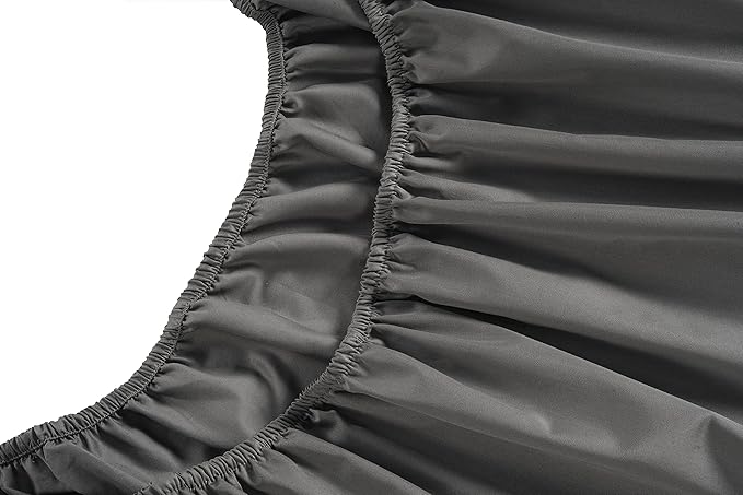 LANE LINEN California King Sheet Set – 450 Thread Count 100% Cotton Sheets, Soft & Breathable Sateen Weave, Naturally Cooling, 15” Deep Pocket Fully Elasticized Fitted, Luxury Hotel Bedding, Charcoal