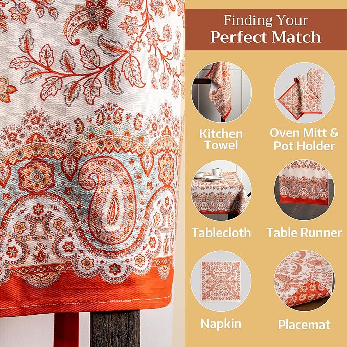 Maison d' Hermine 100% Cotton Apron for women with Pocket Kitchen Chef Apron for Men Cooking Gardening Server Waitress