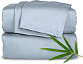 Pure Bamboo California King Sheets, Genuine 100% Organic Viscose Derived from Bamboo Bed Sheet Set, Soft & Cooling, Double Stitching, 2 Year Quality Promise (California King, Sterling Blue)