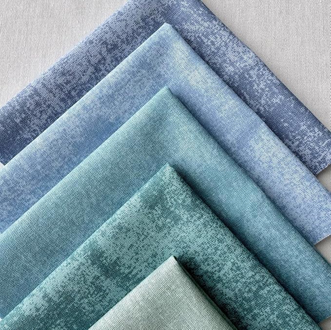 Cotton Patchwork Quilting Fabric Panel – 155×100 cm, 100% Cotton, Made in Türkiye (PRT_KUP 01-001) (Assorted Marble Effect/Pastel & Earthy Tones, 25pcs 8x8 inch)