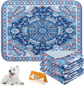 KOOLTAIL Washable Pee Pads for Dogs, 4 Pack Super Absorbent Reusable Puppy Training Pads Waterproof, Nonslip and Leak-Proof Dog Pee Pads, Large Pet Mats Whelping Pads for Floor, Crate, Couch 18"x24"