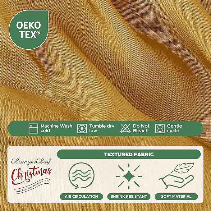 Biscaynebay Wrap Around Bed Skirts for King & Cal King Beds Short Drop of 12", Gold Adjustable Elastic Dust Ruffles Easy Fit Wrinkle Resistant Silky Luxurious Fabric Machine Washable
