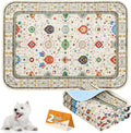 KOOLTAIL Washable Pee Pads for Dogs,2 Pack Super Absorbent Reusable Puppy Training Pads Waterproof, Nonslip and Leak-Proof Dog Pee Pads, Large Pet Mats Whelping Pads for Floor, Crate, Couch 24*36"