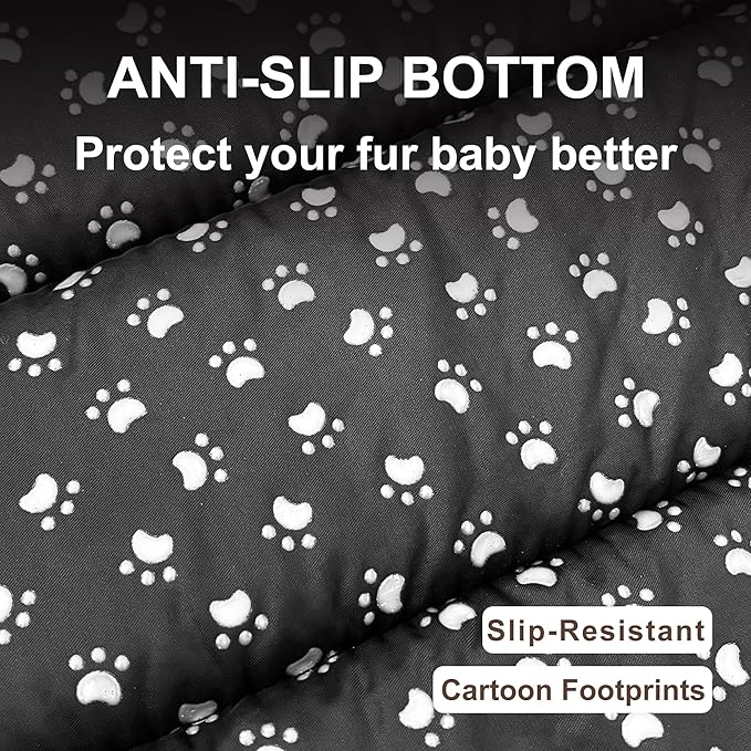 Fogkiss Dog Bed Mat, Reversible Dog Crate Pad with Washable Kennel Mat and Soft Foam, Flat Pet Bed for Dogs & Cats, for Crates Carriers & Travel (Dark Brown, 23" L*14" W*1.5" Th)