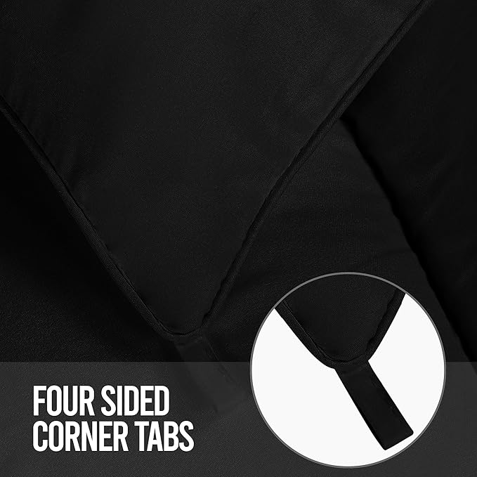 Utopia Bedding Comforters King Size, All Season Duvet Insert, Down Alternative Box Stitched Bed Comforter with Corner Tabs, Machine Washable (Black)