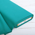 Threadart Linen Fabric by The Yard - Premium Cotton Linen Fabric for Embroidery, Cross Stitch, Apparel, Canvas, Home Décor- 55" Width - Teal
