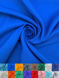 EOVEA - Polyester Poplin Fabric by The Yard – 100% Polyester, 60” Wide Durable Versatile Material for Apparel,Home Décor,Crafts,Tablecloths,Curtains,Drapes,Sewing & DIY Projects (Royal Blue,50 Yard)