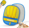 YOSEPATI Pet Hair Removal Glove, Five-Finger Magic Brush Electrostatic Mitt, Pet Hair Remover Tool for Dog & Cat, Reusable Pet Hair Gloves Pet Grooming Needs, Fur Remover for Couch, Clothing & Carpet