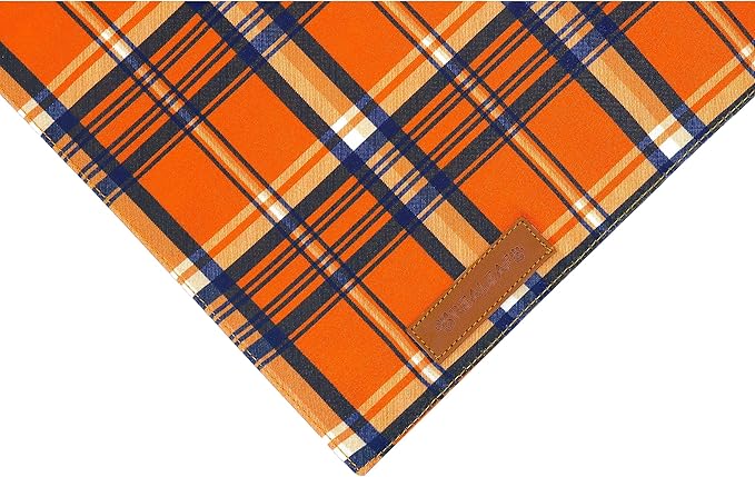 Realeaf Fall Dog Bandanas 2 Pack, Reversible Pet Scarf for Boy and Girl, Premium Durable Fabric, Holiday Halloween Thanksgiving Bandana for Large and Extra Large Dogs (X-Large)
