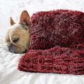 Petbuy Pet Dog Bed Blankets, Fluffy Fleece Dog Throw Blankets Sleep Mat,Soft Puppy Blankets Cat Kitten, S M L XL,Fuzzy Reversible Sherpa Blanket for Bed, Couch, Sofa, Travel,Washable & Lightweight