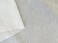 Linen Rayon Blend Fabric by The Linen Lab – Lightweight, Soft, Pre-Washed Material for Sewing, Clothing, Crafts & DIY (1 Yard pre Cut, White - Flat Gauze)