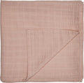 Huxie Swaddle - 100% Organic Cotton - Muslin Swaddle Blankets for Newborn, 47" x 47" (Blush)