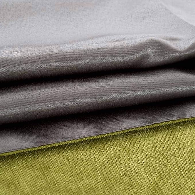 OSVINO Chenille Bed Runner Solid Breathable Modern Bedding Scarf Protection for Bedroom Hotel, Green 180X50cm for 120cm Bed