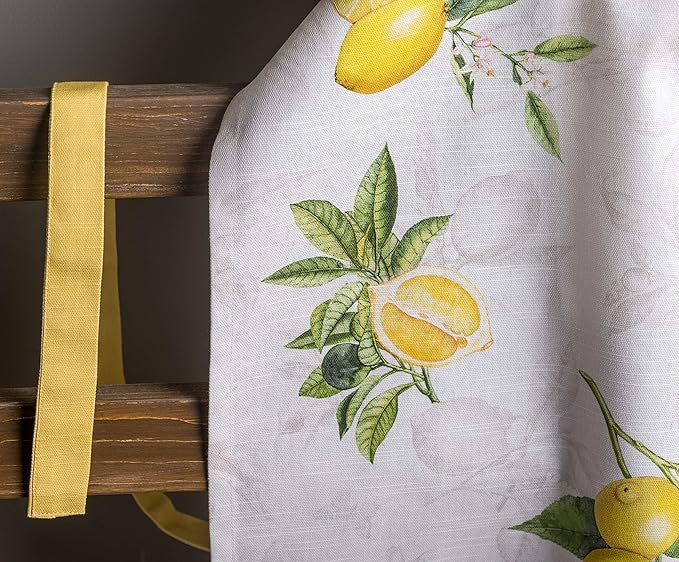 Maison d' Hermine 100% Cotton Apron for women with Pocket Kitchen Chef Apron for Men Cooking Gardening Server Waitress