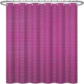 ggaimwf 72x72 Inch Solid Color Shower Curtain for Bathroom Waffle Bath Water Resistant Fabric Curtains Purple Modern Thick Shower Stall Curtain with Metal Hooks