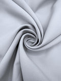 EOVEA - Polyester Poplin Fabric by The Yard – 100% Polyester, 60” Wide Durable Versatile Material for Apparel, Home Décor, Crafts, Tablecloths, Curtains, Drapes, Sewing & DIY Projects (Silver,7 Yard)