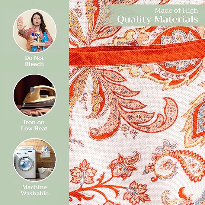 Maison d' Hermine 100% Cotton Apron for women with Pocket Kitchen Chef Apron for Men Cooking Gardening Server Waitress