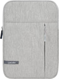 Lacdo iPad mini 7 Sleeve, iPad mini Case Bag, Tablet Sleeve Case for iPad mini 7 (A17 Pro)/6/5/4/3/2, Samsung Galaxy Tab A7 Lite 8.7" / Galaxy Tab A 8.0" Protective Tablet Bag Water Repellent, Gray