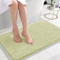 OLANLY Bathroom Rugs 24x16, Extra Soft Absorbent Chenille Bath Rugs, Rubber Backing Quick Dry, Machine Washable Bath Mats for Bathroom Floor, Tub and Shower, Home Decor Accessories, Vanilla