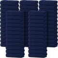 Tens Towels Pack of 60 Washcloths, 12 x 12 Inches, Lighter Weight, Quick to Dry, Super Soft & Absorbent, Gentle Face Towels, Hotel Quality, Perfect for Bathroom, Gym, Spa (Navy, 60 Pack)