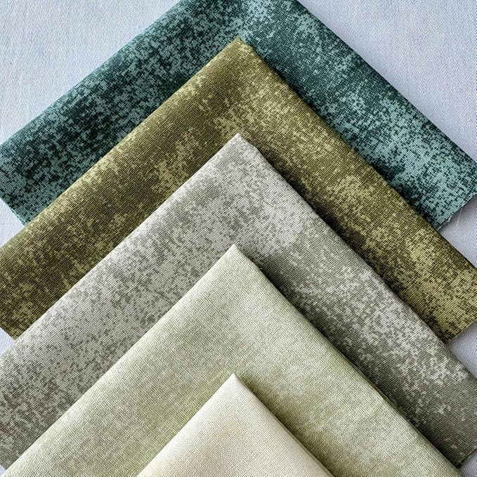 Cotton Patchwork Quilting Fabric Panel – 155×100 cm, 100% Cotton, Made in Türkiye (PRT_KUP 01-001) (Assorted Marble Effect/Pastel & Earthy Tones, 25pcs 8x8 inch)