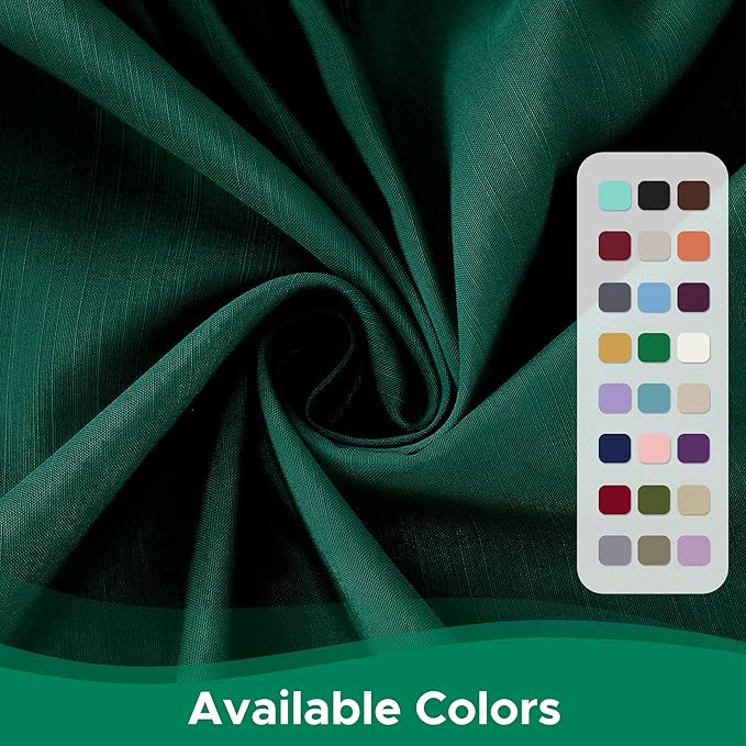 Biscaynebay Wrap Around Bed Skirts for Full & Full XL Beds 15" Drop, Christmas Hunter Green Adjustable Elastic Dust Ruffles Easy Fit Wrinkle & Fade Resistant Silky Luxurious Fabric Machine Washable