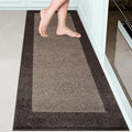 DOMUSTEX Machine Washable Kitchen Rug 24" x 70", Non Slip Kitchen Mat for Floor, Absorbent Entrance Runner Rug for Bedroom, Hallway, Bathroom, Door (Roll Packing)