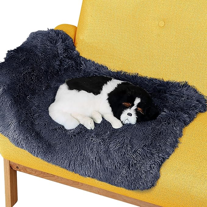 Petbuy Pet Dog Bed Blankets, Fluffy Fleece Dog Throw Blankets Sleep Mat,Soft Puppy Blankets Cat Kitten, S M L XL,Fuzzy Reversible Sherpa Blanket for Bed, Couch, Sofa, Travel,Washable & Lightweight