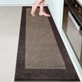 DOMUSTEX Machine Washable Kitchen Rug 24" x 84", Non Slip Kitchen Mat for Floor, Absorbent Entrance Runner Rug for Bedroom, Hallway, Bathroom, Door (Roll Packing)