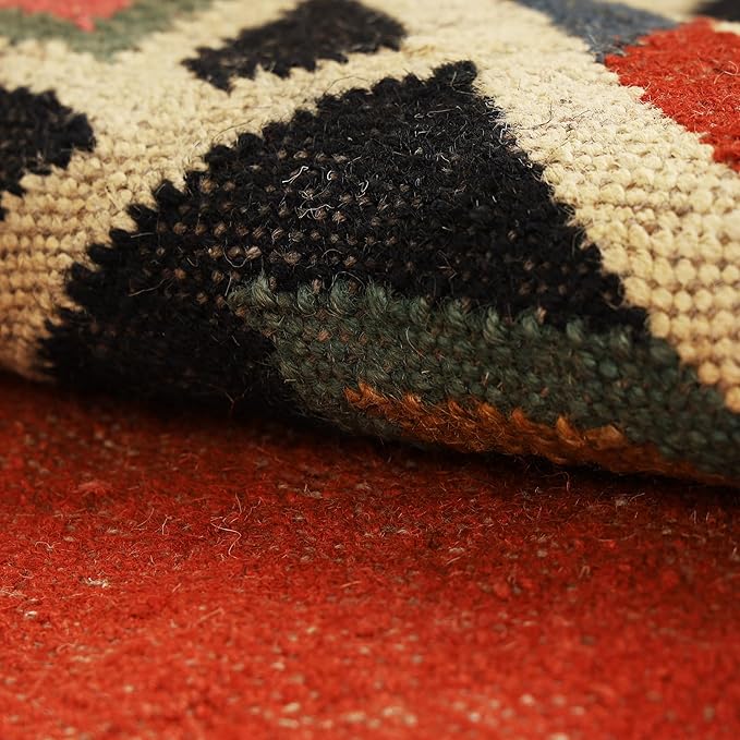 Klim Wool Jute Rug – Handwoven Elegance and Durability (Design 20)