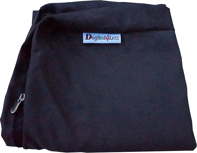 Dogbed4less Jumbo Orthopedic Extreme Comfort Memory Foam Dog Beds for Large Dog, Waterproof Internal Case and Machine Washable External Cover, 55X47 Pet Pillow, Espresso
