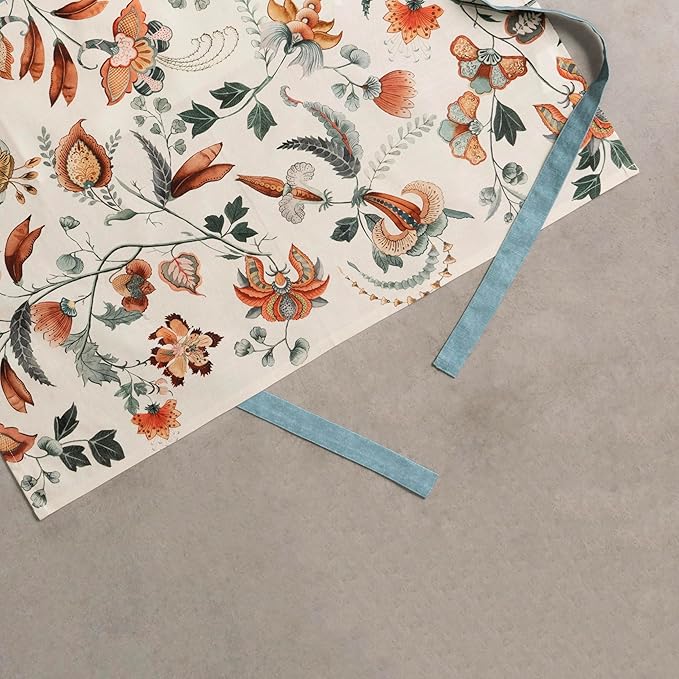 Maison d' Hermine 100% Cotton Apron for women with Pocket Kitchen Chef Apron for Men Cooking Gardening Server Waitress