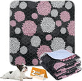 KOOLTAIL Washable Pee Pads for Dogs, 2 Pack Super Absorbent Reusable Puppy Training Pads Waterproof, Nonslip and Leak-Proof Dog Pee Pads, Large Pet Mats Whelping Pads for Floor, Crate, Couch, 36"x36"