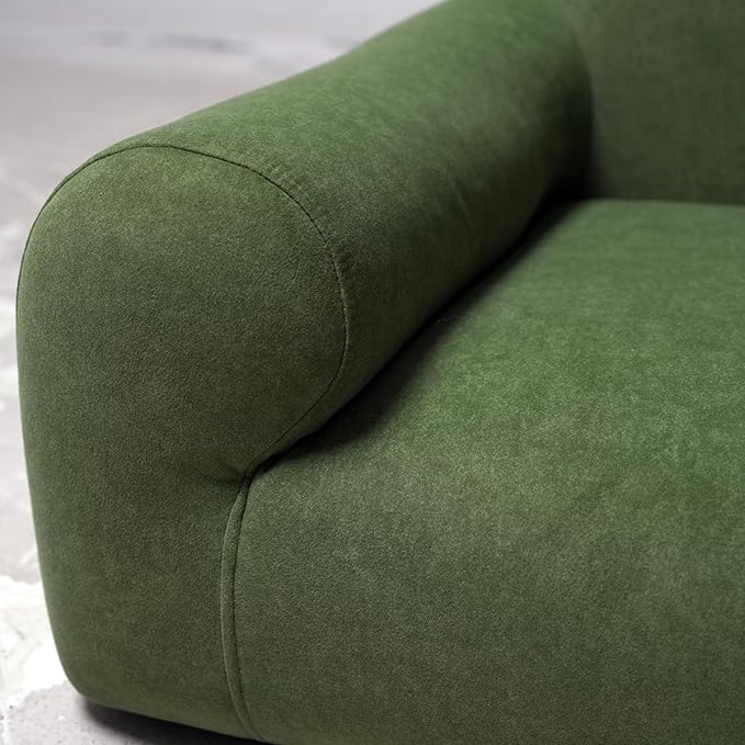 ZoeFleur Pet Sofa Bed, Orthopedic Washable Dog Bed for Small Medium Dogs and Cats, Modern Plush Pet Furniture with Removable Cover(Green)